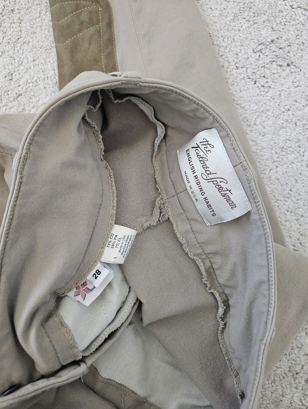 The Tailored Sportsman 'Trophy Hunter' Boot Sock Breeches Riding Pants Women 28 - Picture 7 of 7